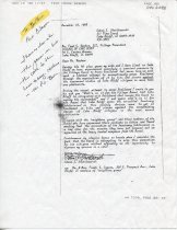 Letter from Edwin Shuttleworth